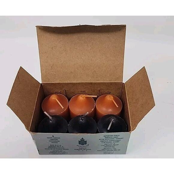 Partylite 6 Votives New Box Votives Black Cherry P1D/V0682 - Picture 2 of 4